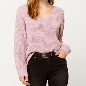 Essentials Full Tilt Tilly’s Pink Sweater